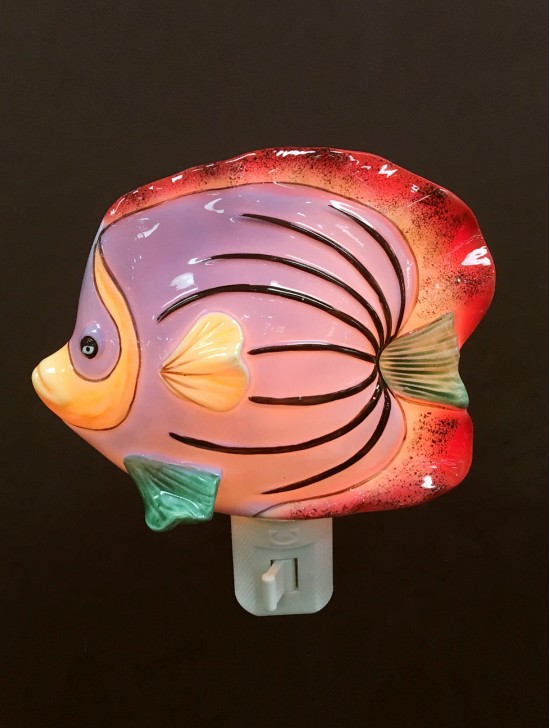 Porcelain Fish Night Light with Gift Box